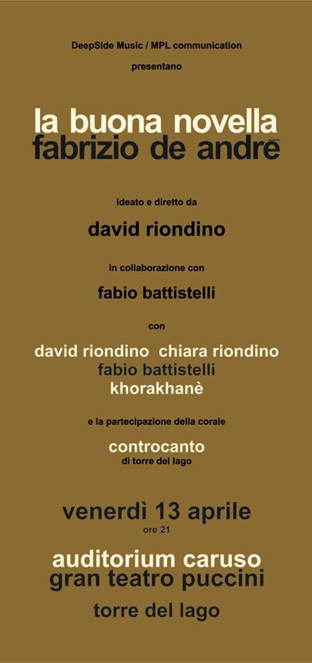 La buona novella manifesto